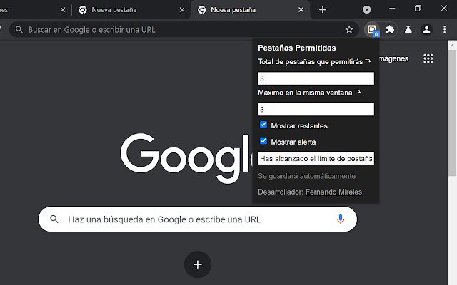 Pestañas permitidas de Chrome web store para ejecutarse con OffiDocs Chromium en línea