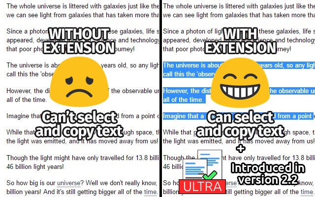 Cho phép chạy Chọn và sao chép từ cửa hàng Chrome trực tuyến với OffiDocs Chromium trực tuyến