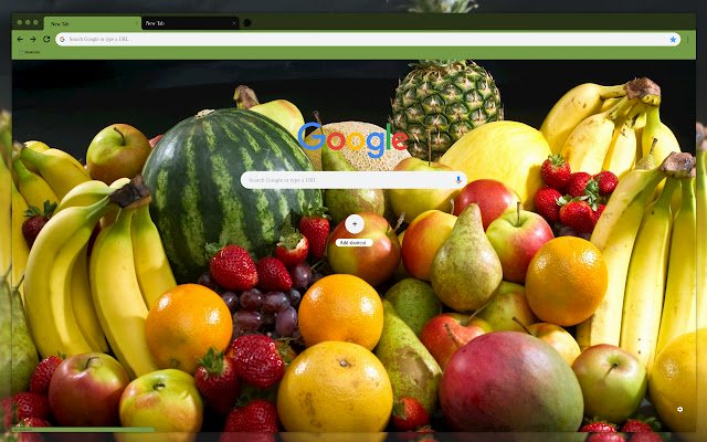 A lot of fruits  from Chrome web store to be run with OffiDocs Chromium online