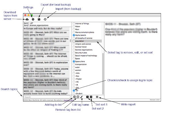 AlphaTag  from Chrome web store to be run with OffiDocs Chromium online