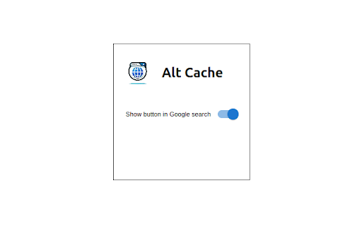 Alt Cache  from Chrome web store to be run with OffiDocs Chromium online