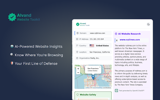 Alvand Website Toolkit  from Chrome web store to be run with OffiDocs Chromium online
