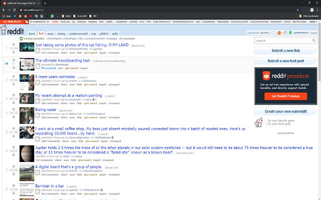 Always Old Reddit  from Chrome web store to be run with OffiDocs Chromium online