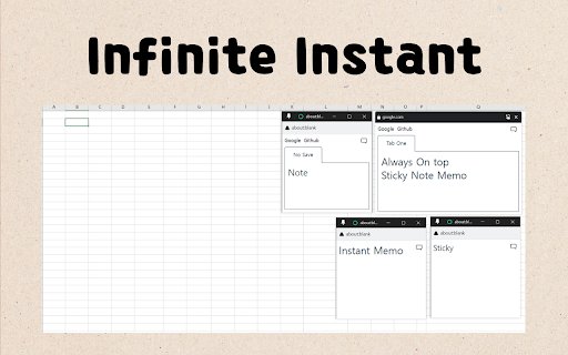 AlwaysOnTop Sticky Note, Memo  from Chrome web store to be run with OffiDocs Chromium online