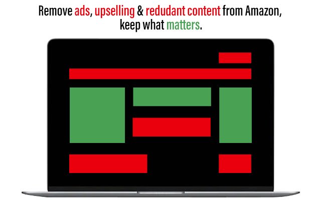 Amazin - أفضل مانع إعلانات لـ Amazon من متجر Chrome الإلكتروني ليتم تشغيله باستخدام OffiDocs Chromium عبر الإنترنت