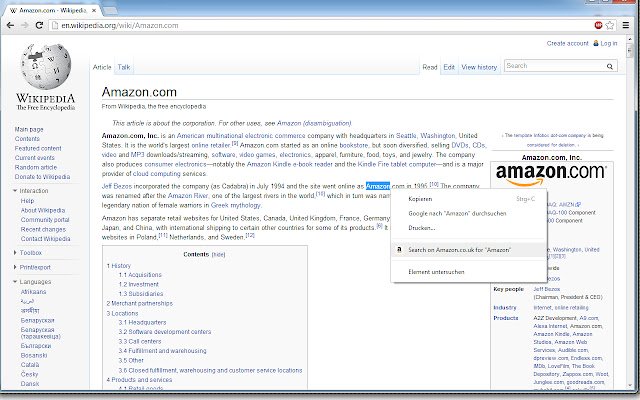 Amazon.co.uk Chrome 웹 스토어에서 강조 표시된 텍스트를 검색하여 OffiDocs Chromium 온라인으로 실행