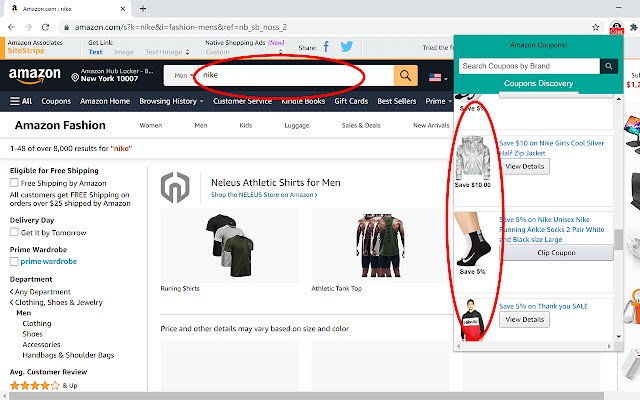 AmazonCoupons Finder Cashback mula sa Chrome web store na tatakbo sa OffiDocs Chromium online