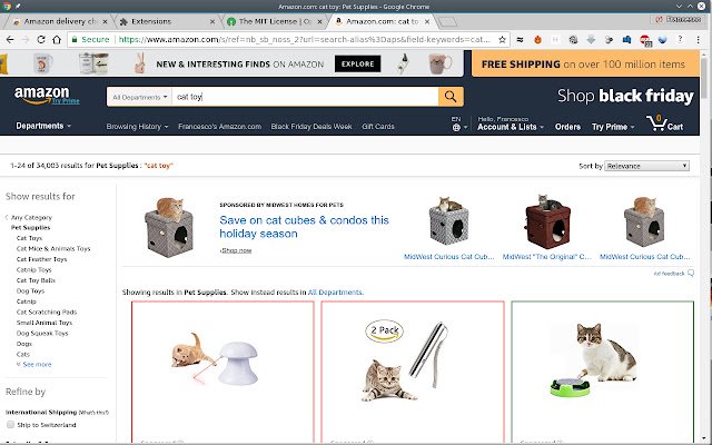 Cek pengiriman Amazon dari toko web Chrome untuk dijalankan dengan OffiDocs Chromium online