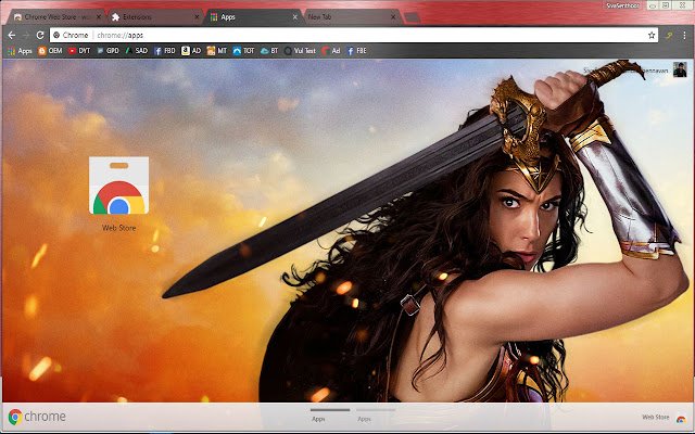 Amazon Diana Wonder Woman Justice League Hero de Chrome web store se ejecutará con OffiDocs Chromium en línea