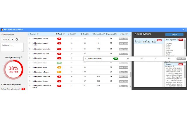 Amazon FBA Keyword Research Tool  Optimizer  from Chrome web store to be run with OffiDocs Chromium online
