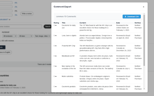 Amazon review request tool ASINsell  from Chrome web store to be run with OffiDocs Chromium online
