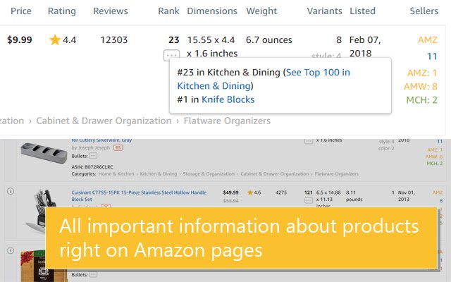 Amazon Smart Scout View FREE  from Chrome web store to be run with OffiDocs Chromium online