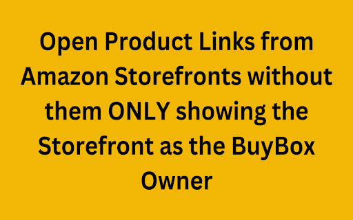 Amazon Storefront Link Opener  from Chrome web store to be run with OffiDocs Chromium online