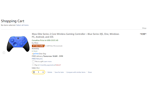 Amazon Tariff Checker  from Chrome web store to be run with OffiDocs Chromium online