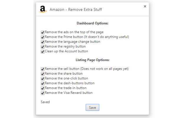 Amazon Tidy A Cleaner Amazon  from Chrome web store to be run with OffiDocs Chromium online