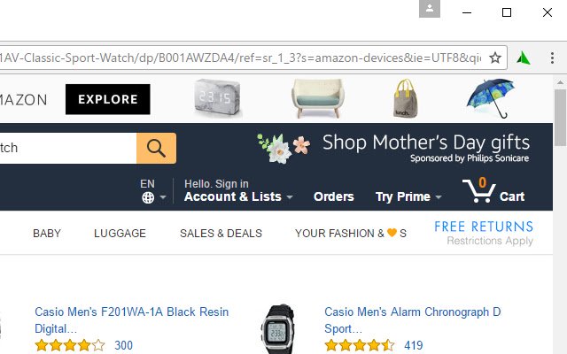 Amazon To Backpack mula sa Chrome web store na tatakbo sa OffiDocs Chromium online