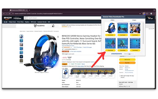 Amazon Video Downloader Pro Include Photos  from Chrome web store to be run with OffiDocs Chromium online