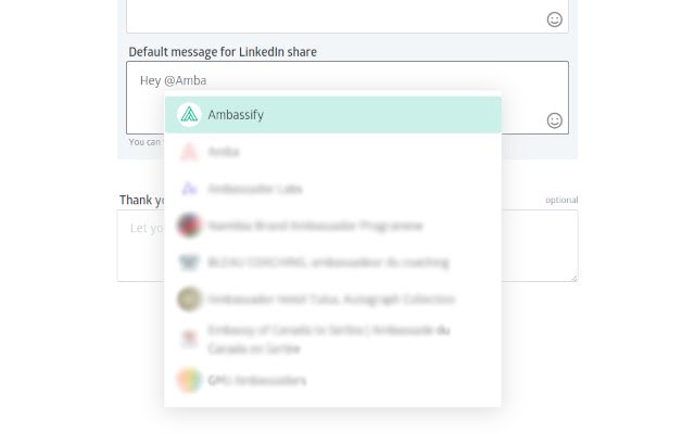Ambassify  from Chrome web store to be run with OffiDocs Chromium online