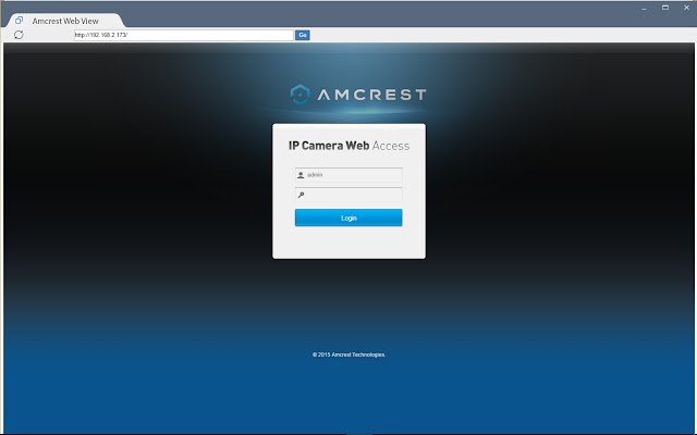 Amcrest Web View dal negozio web di Chrome da eseguire con OffiDocs Chromium online