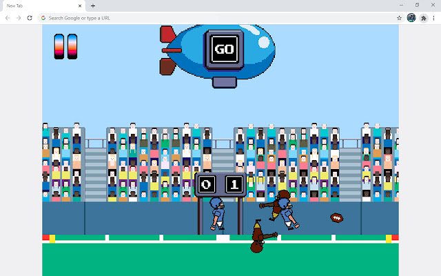 American Football Touchdown Game  from Chrome web store to be run with OffiDocs Chromium online