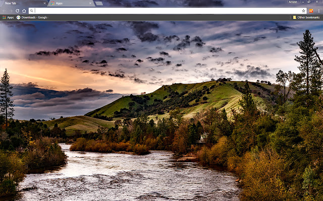 American River mula sa Chrome web store na tatakbo sa OffiDocs Chromium online