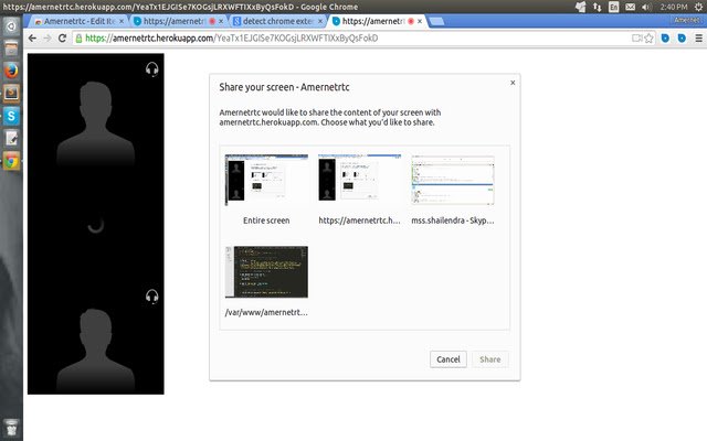 Amernetrtc dari toko web Chrome untuk dijalankan dengan OffiDocs Chromium online