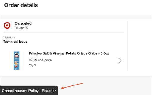 Am I Banned From Target?  from Chrome web store to be run with OffiDocs Chromium online