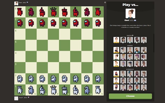 Amoguschess  from Chrome web store to be run with OffiDocs Chromium online