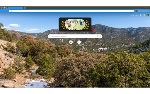A Mountain under a Clear Blue Sky  from Chrome web store to be run with OffiDocs Chromium online