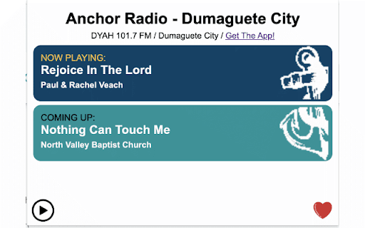 Anchor Radio  from Chrome web store to be run with OffiDocs Chromium online