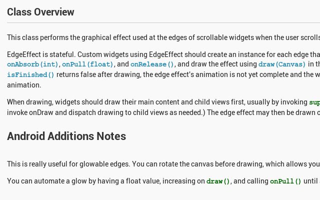 Android Developer Improvements  from Chrome web store to be run with OffiDocs Chromium online