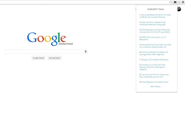 AndroidPIT  from Chrome web store to be run with OffiDocs Chromium online