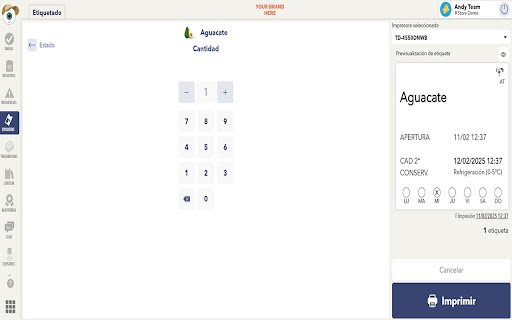 Andy Printer Extension  from Chrome web store to be run with OffiDocs Chromium online