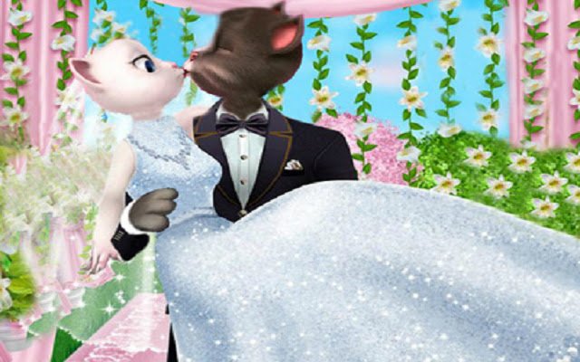 Angela și Tom Dream Wedding din magazinul web Chrome va fi rulat cu OffiDocs Chromium online