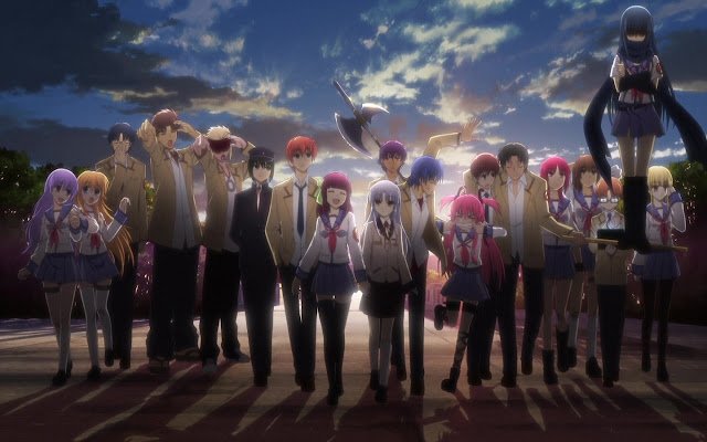 Angel Beats! Тема з веб-магазину Chrome для запуску з OffiDocs Chromium онлайн