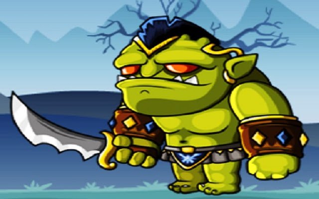 Angry Ork de la boutique en ligne Chrome sera exécuté avec OffiDocs Chromium en ligne
