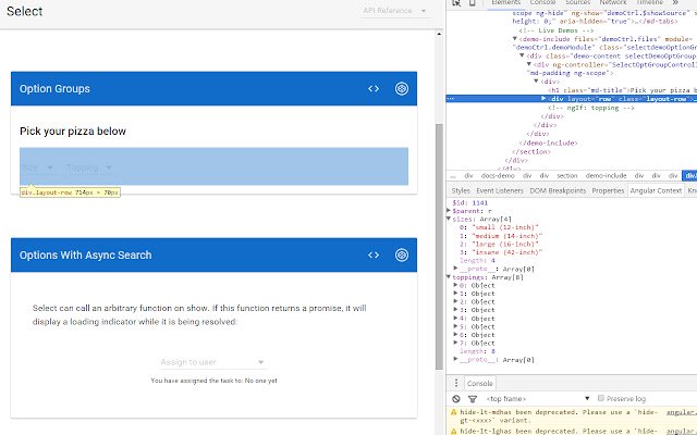 AngularContext  from Chrome web store to be run with OffiDocs Chromium online