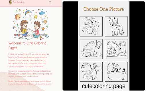 Animal Coloring Pages  from Chrome web store to be run with OffiDocs Chromium online