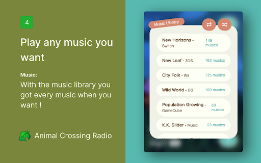 Animal Crossing Radio | Live Hourly Animal Crossing Music  from Chrome web store to be run with OffiDocs Chromium online