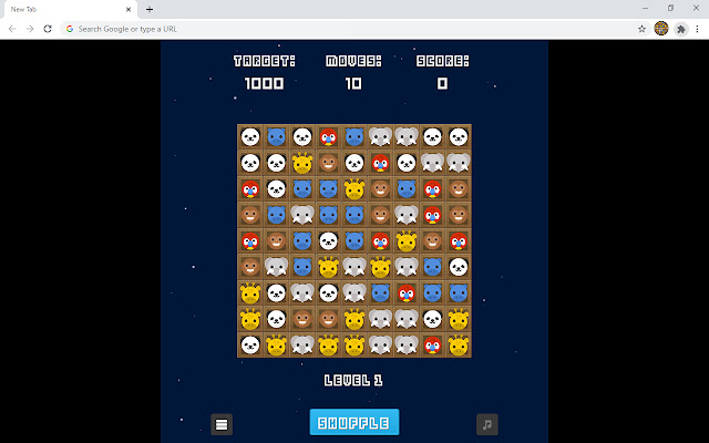 Game Puzzle Hewan dari toko web Chrome untuk dijalankan dengan OffiDocs Chromium online