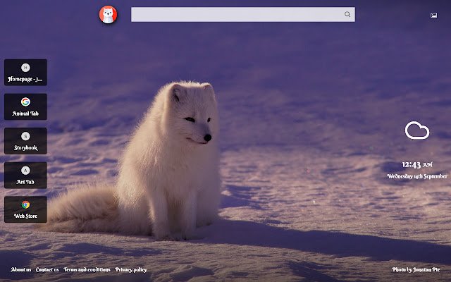 แท็บสัตว์จาก Chrome เว็บสโตร์จะทำงานด้วย OffiDocs Chromium ออนไลน์