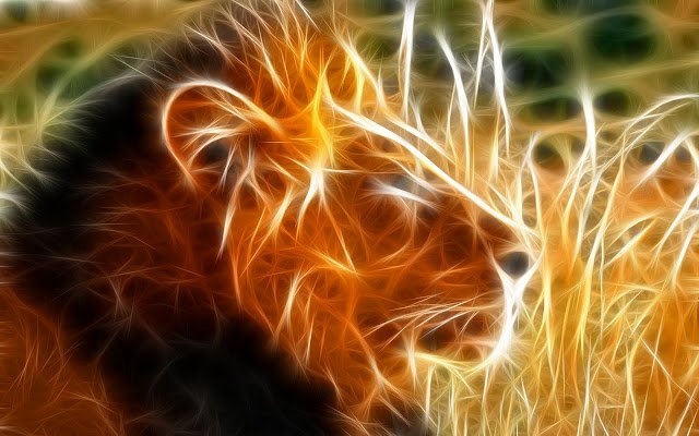Animated Lion Theme  from Chrome web store to be run with OffiDocs Chromium online