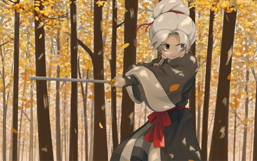 Anime girl  from Chrome web store to be run with OffiDocs Chromium online