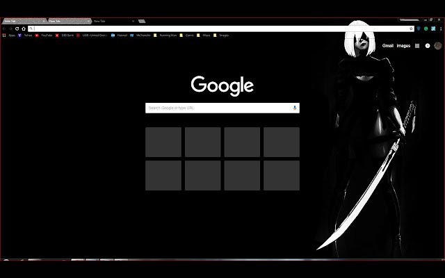 Anime Girl Black Theme 02  from Chrome web store to be run with OffiDocs Chromium online