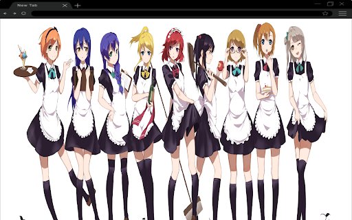 Anime Girls Ayase Koizumi Hanayo Live Wallpaper  from Chrome web store to be run with OffiDocs Chromium online