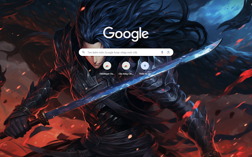 Anime Hero Character Theme  from Chrome web store to be run with OffiDocs Chromium online