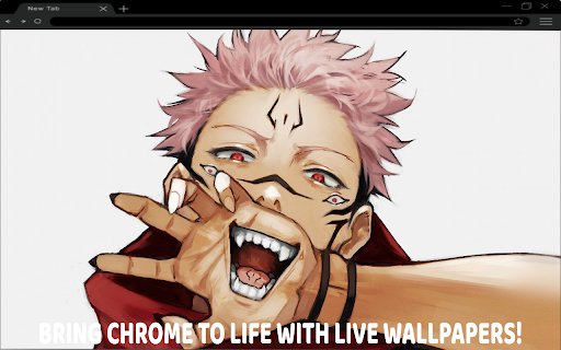 Anime Sukuna Drawing LiveWallpaper  from Chrome web store to be run with OffiDocs Chromium online