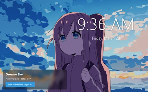 Anime Tab  from Chrome web store to be run with OffiDocs Chromium online