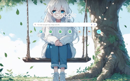 Anime Theme Sadness of Girl  from Chrome web store to be run with OffiDocs Chromium online