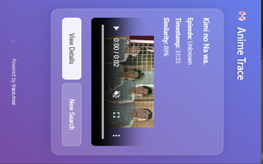 Anime Trace Screenshot Identifier  from Chrome web store to be run with OffiDocs Chromium online
